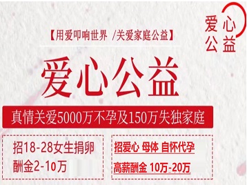 周口捐卵助孕生子 爱心志愿者招募